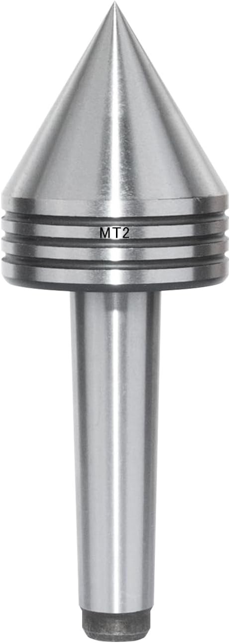 MT2 Heavy Duty Live Tailstock Center for wood lathe Silvery