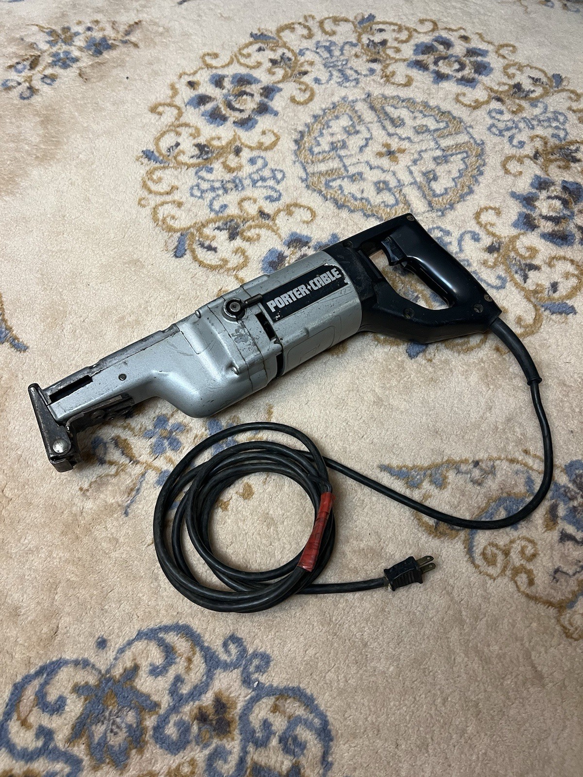 Vtg PORTER CABLE Model 629 Tiger Saw HEAVY DUTY RECIPROCATING Variable Speed