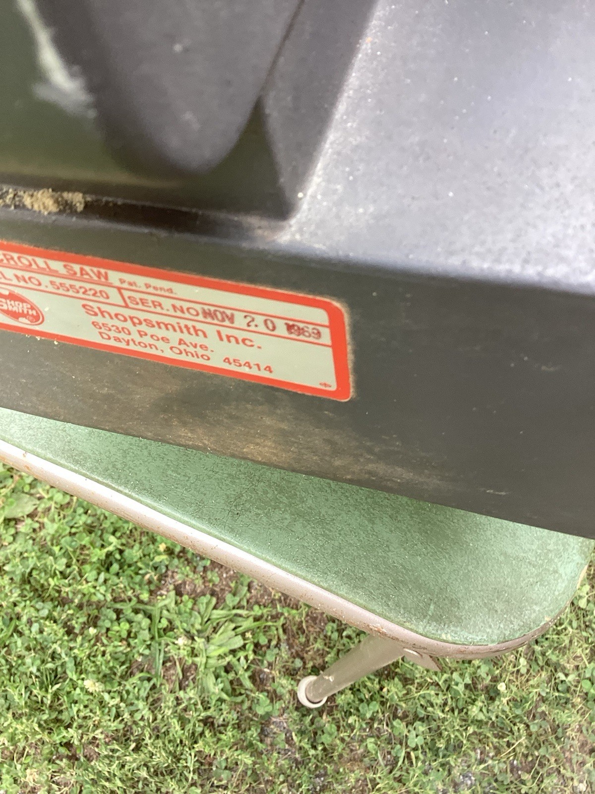 Shopsmith Scroll Saw attachment. Wood working power tool Free Shipping