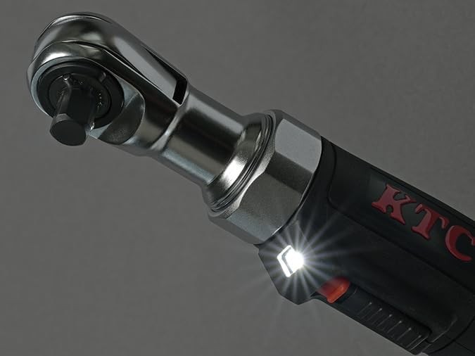 KTC 9.5sq Cordless Ratchet Wrench Set JTRE330 Rechargeable LED　Japan New