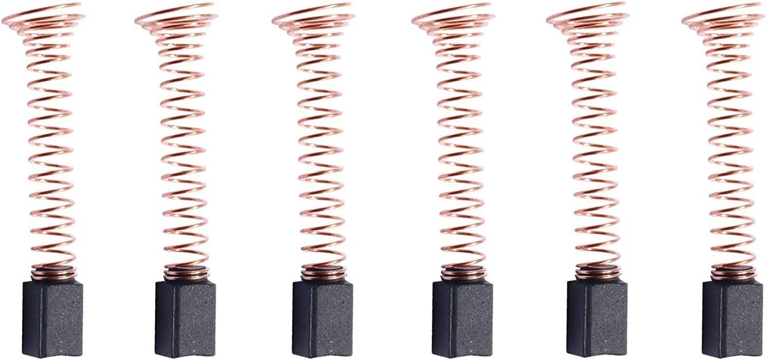Long-Lasting 6 PCS Carbon Brushes for Dremel 275, 285, 395 Models – Easy Install