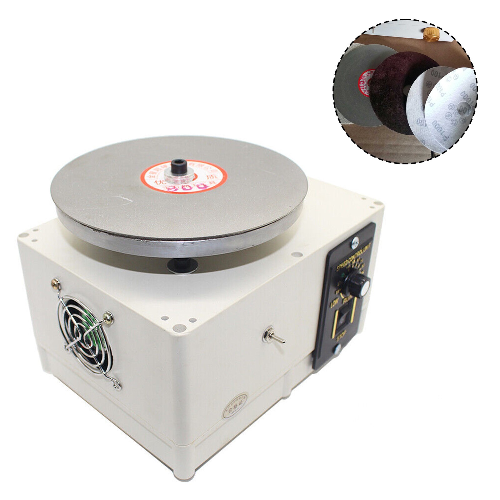 0-4000RPM Electric Polisher Knife Sharpener Hairdressing Scissors Manicure Knife