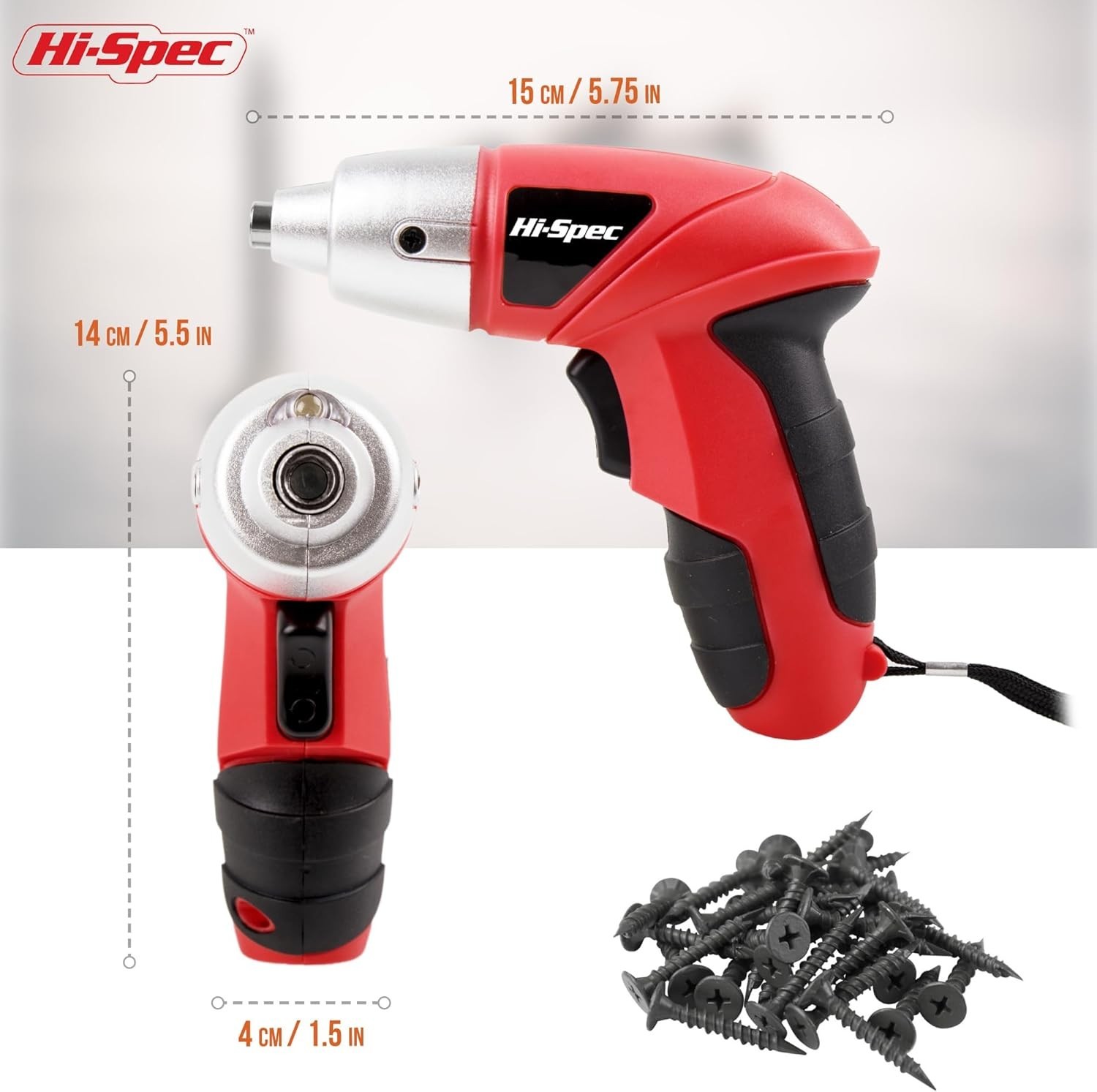 Cordless Mini Electric Screwdriver, 3.6V Rechargeable Tool for Light Duty Tasks