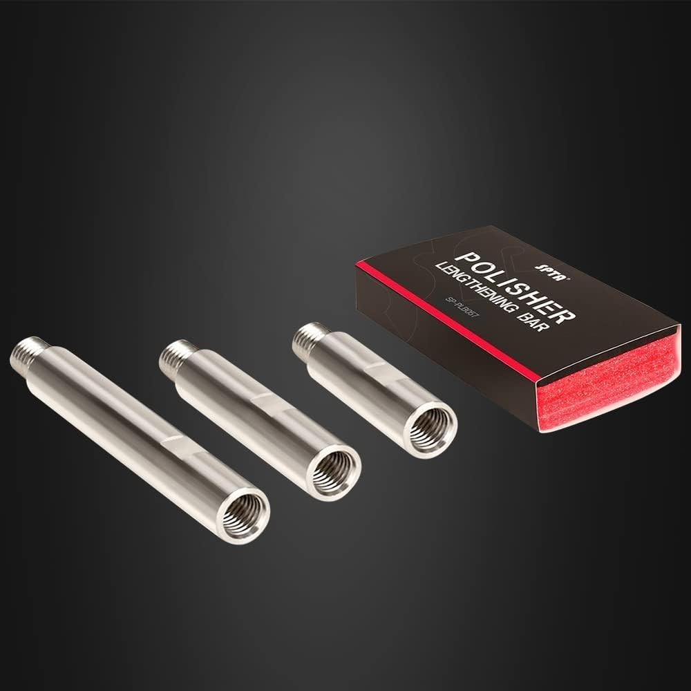 Metal Rotary Extension Shaft Set in 75mm, 100mm, 140mm for Car Polishers
