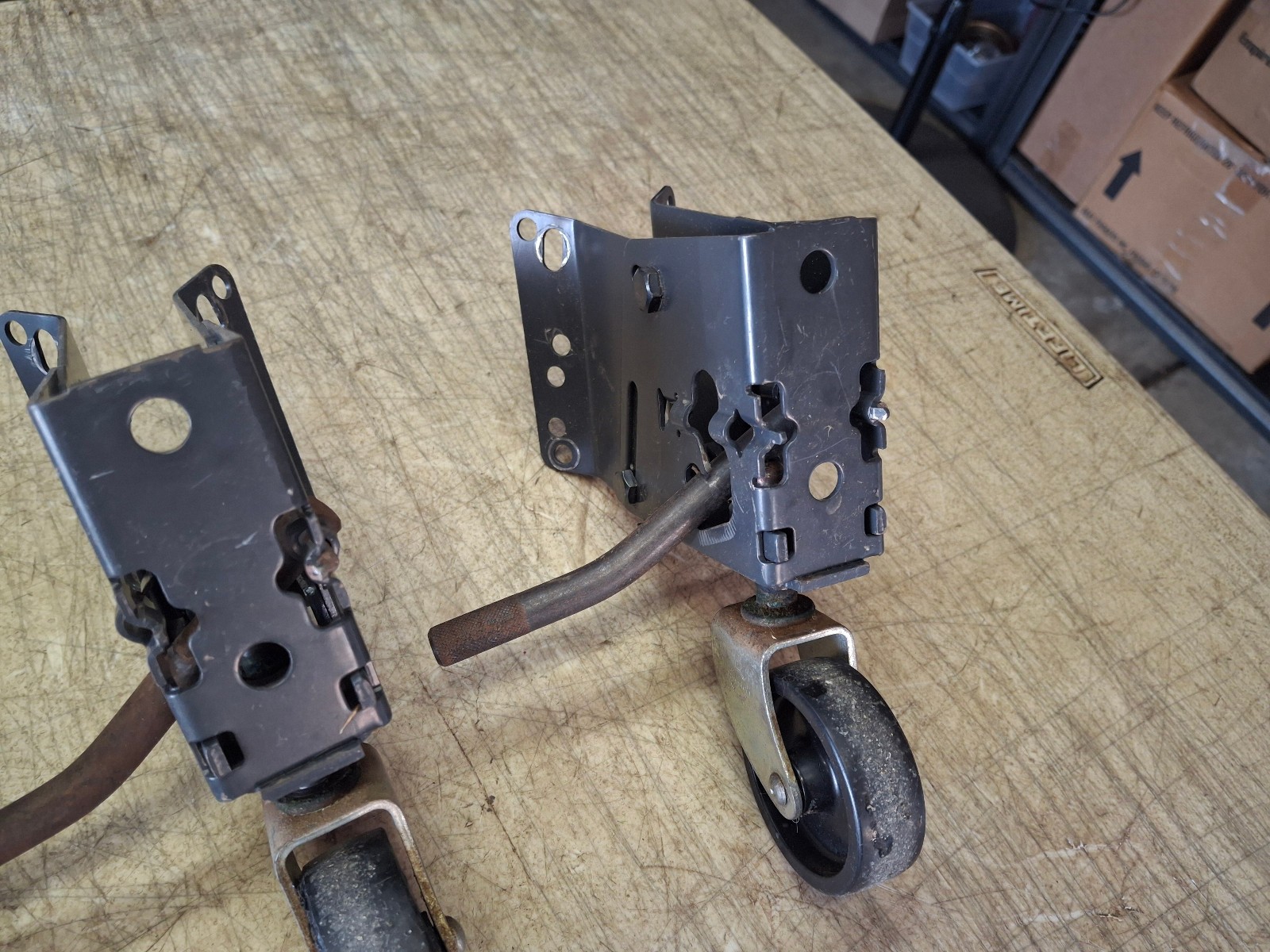 CRAFTSMAN Table Saw Wheel Castor Caster System for Tapered Stand Casters Castors