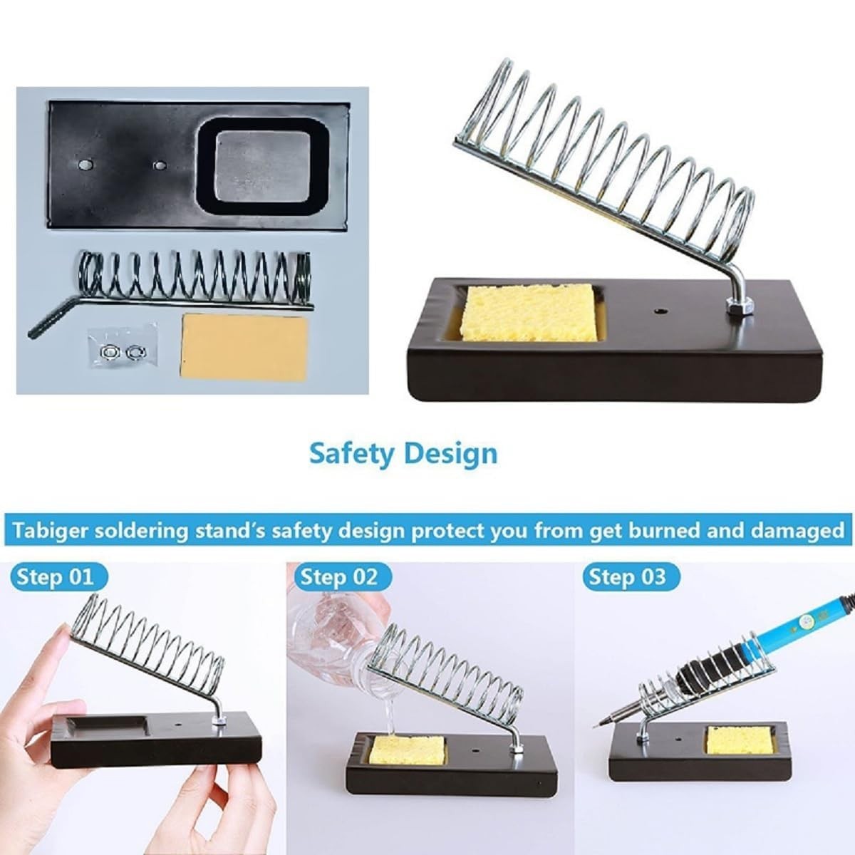 Soldering Iron Kit 110V 90W LCD Digital Display Adjustable Temperature