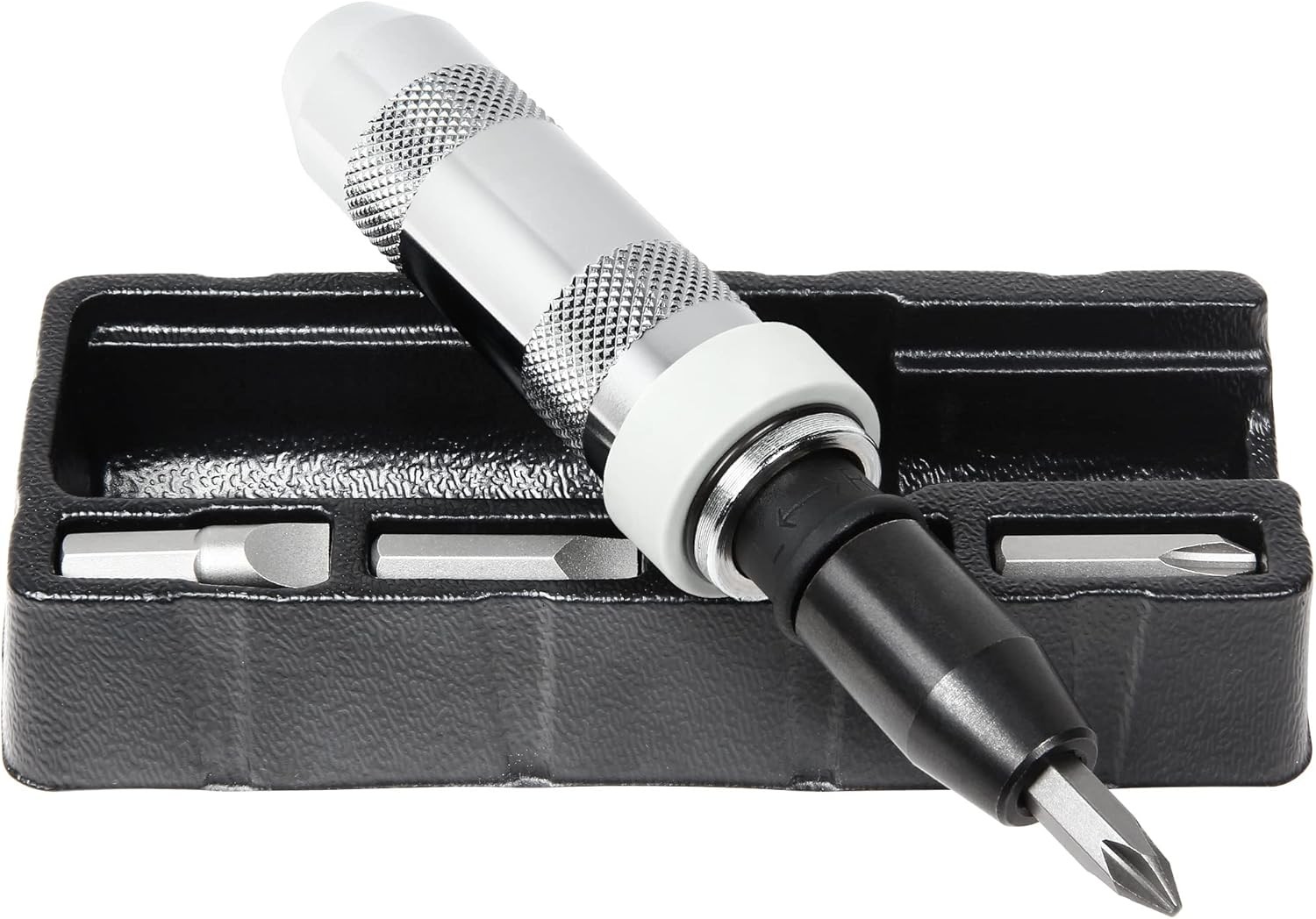 Powerbuilt 1/2 Inch Drive Impact Driver Set Extractor Tool, Large, Silver