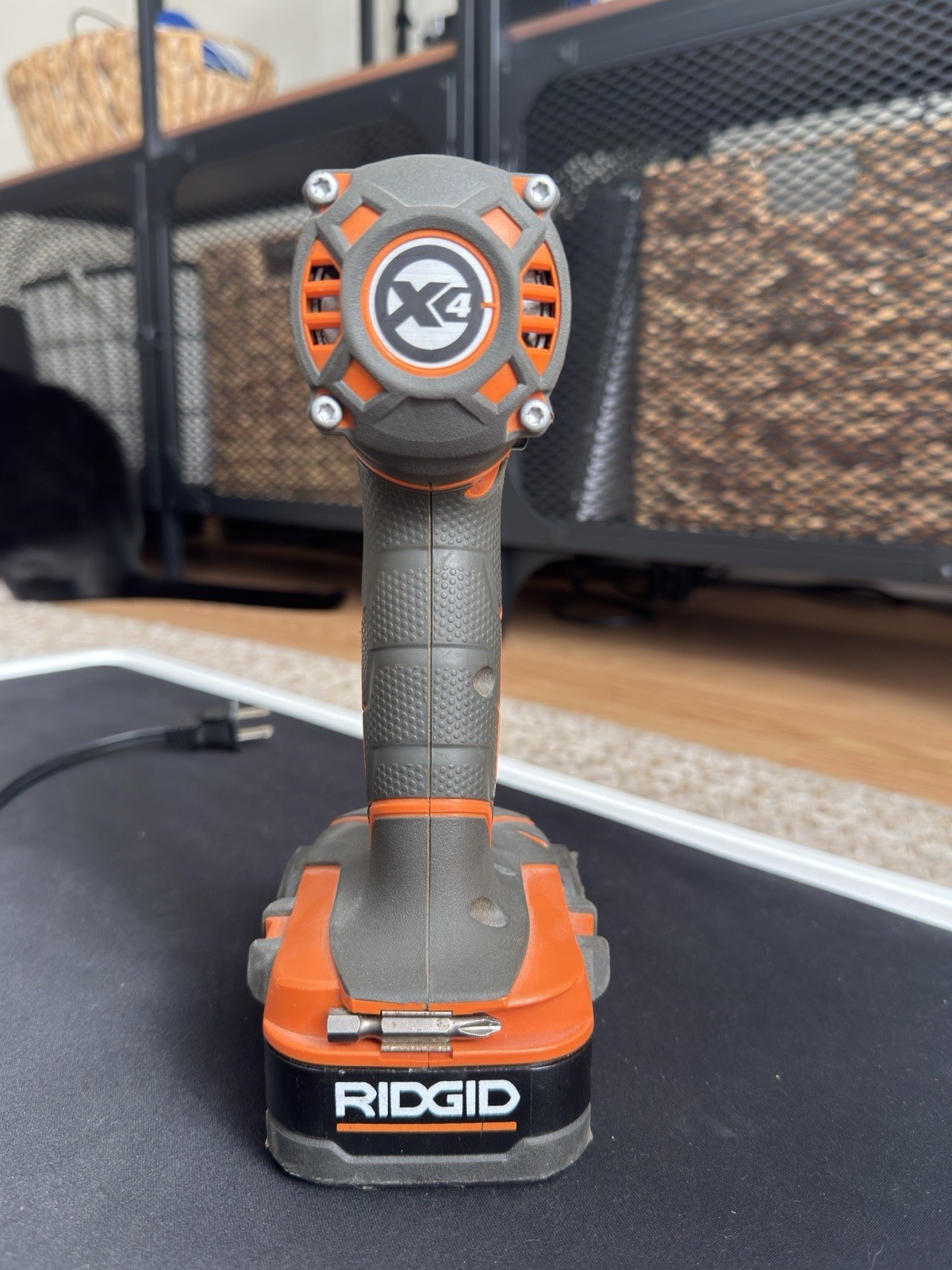 Ridgid Tools Impact / Driver / Inflator W/ 2 18V Batteries And Charger