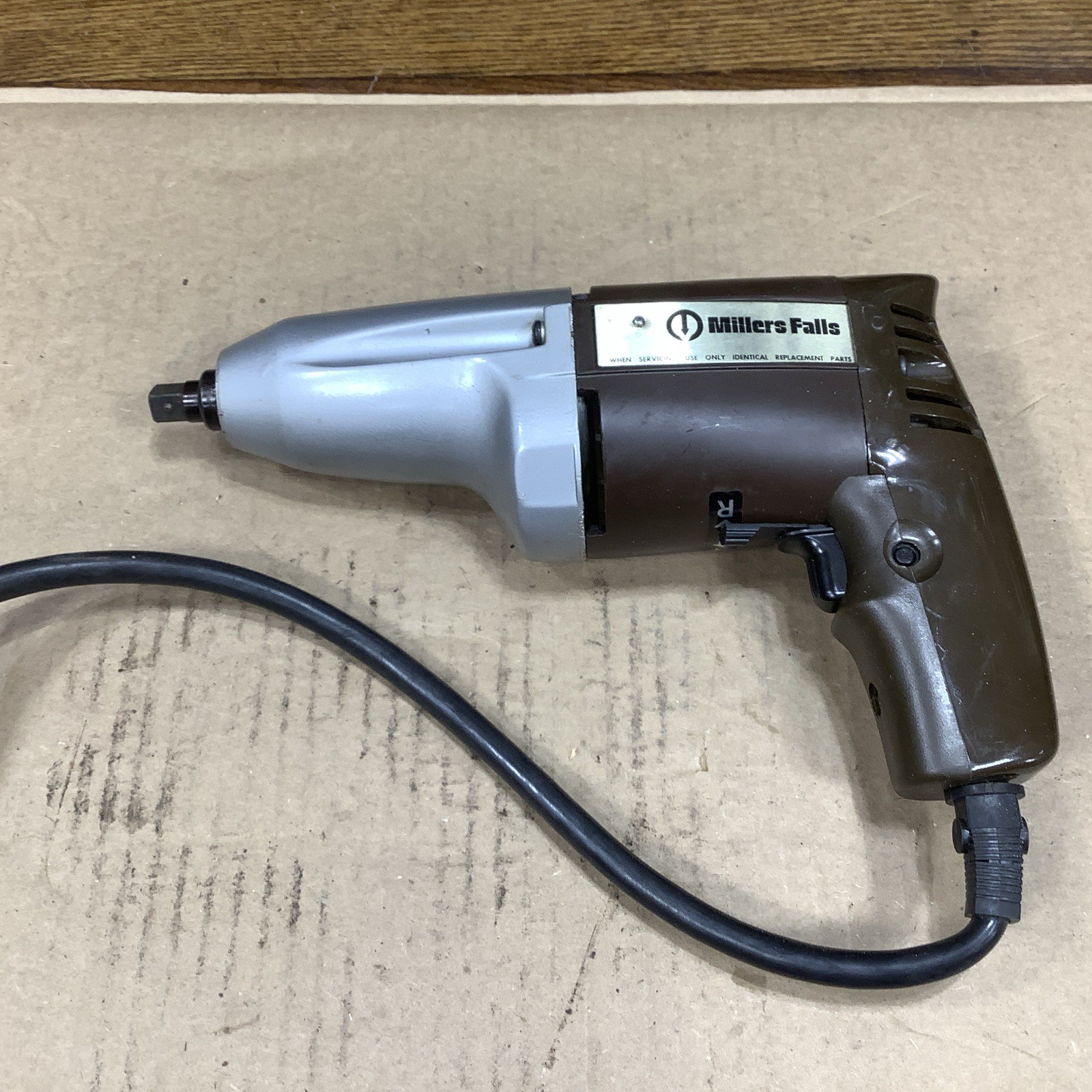 Vintage Millers Fall 3/8” Impact Wrench 110 Volt