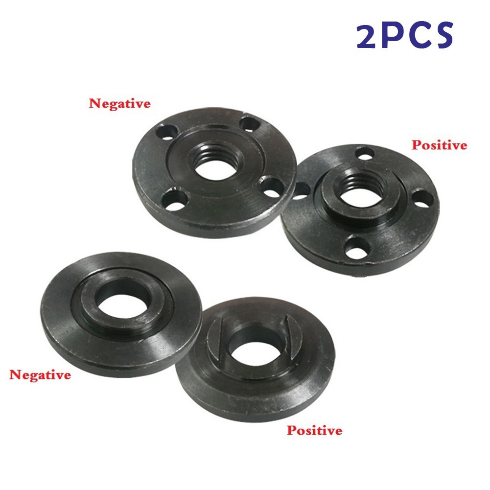 M16-Thread Replacement Angle Grinder Parts Inner Outer Flange Nut Set Tools*2