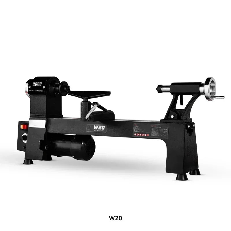 W20 250W Mini Woodworking Lathe Stepless Speed Change Woodworking Lathe 220v