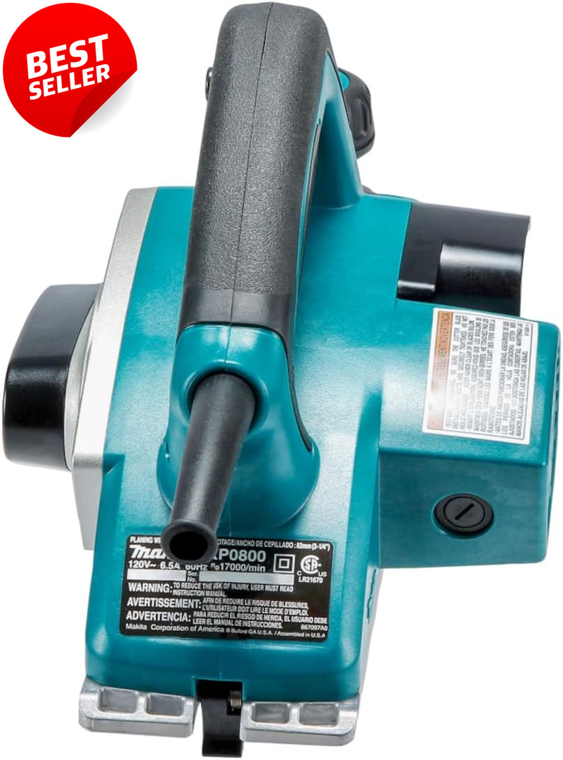 KP0800K 3-1/4&Prime; Electric Planer Woodworking Tool w/ Case Corded Blue – US