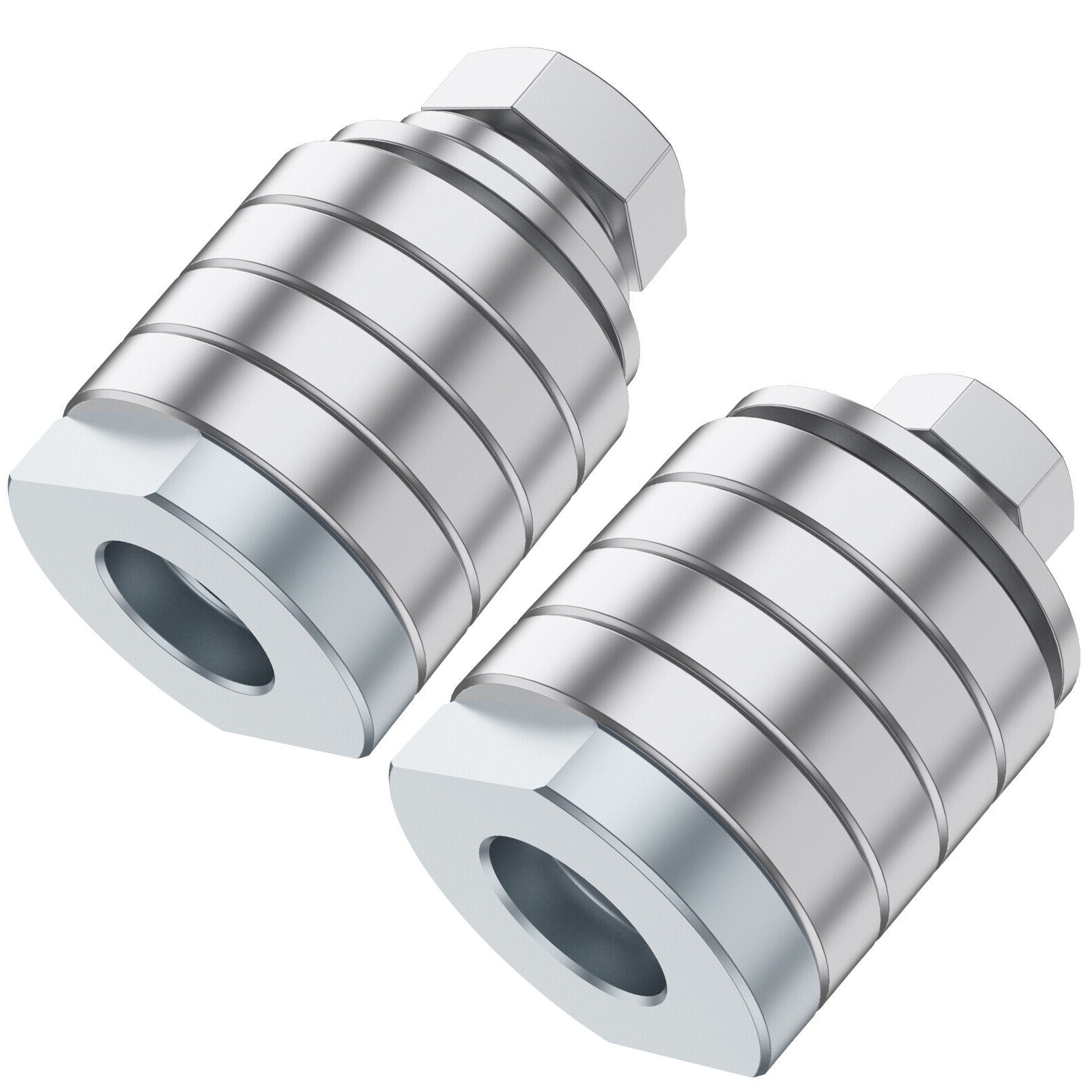 2Pcs Angle Grinder to Grooving Machine Adapter Aluminum Alloy M10/M14 New