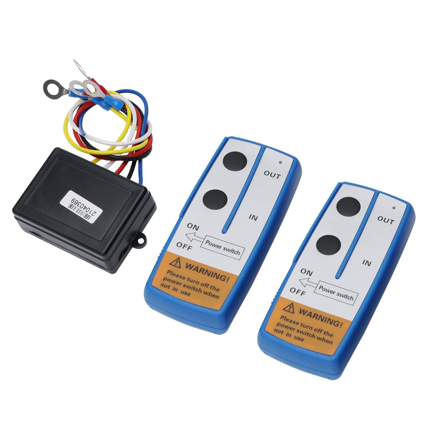Wireless Winch Remote Control Kit 100 Feet Handset Switch Controller 2 Channel