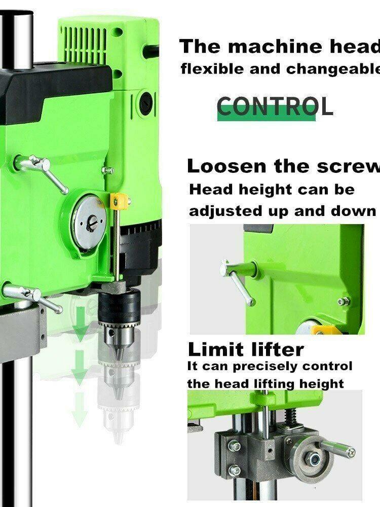 220V 710W Electric Bench Drilling Machine Drill Chuck 1-13mm Wood Metal Tools