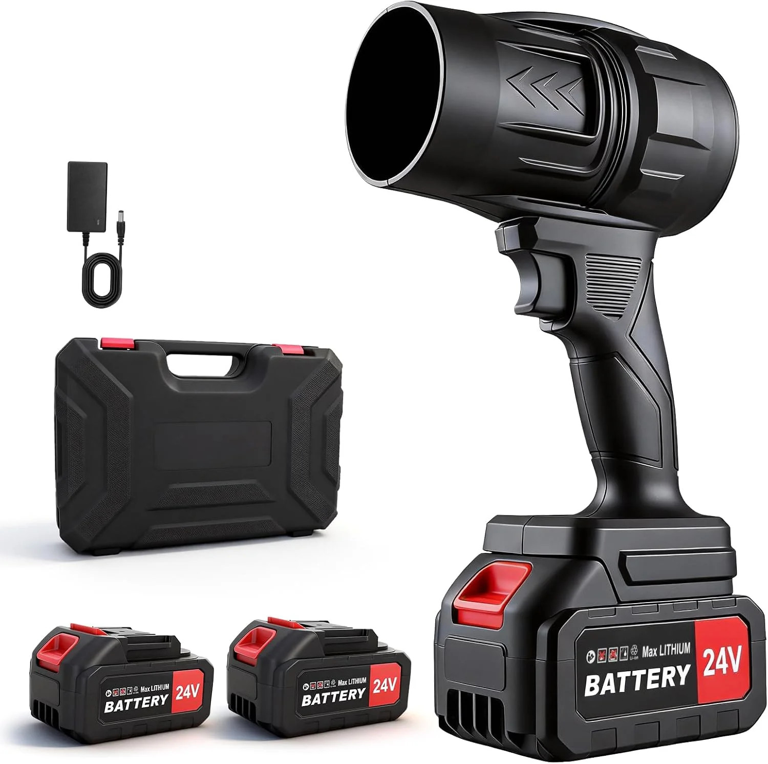 Cordless Leaf Blower, 130MPH 150CFM with 2 x 24V Batteries | 400000 RPM Brushles