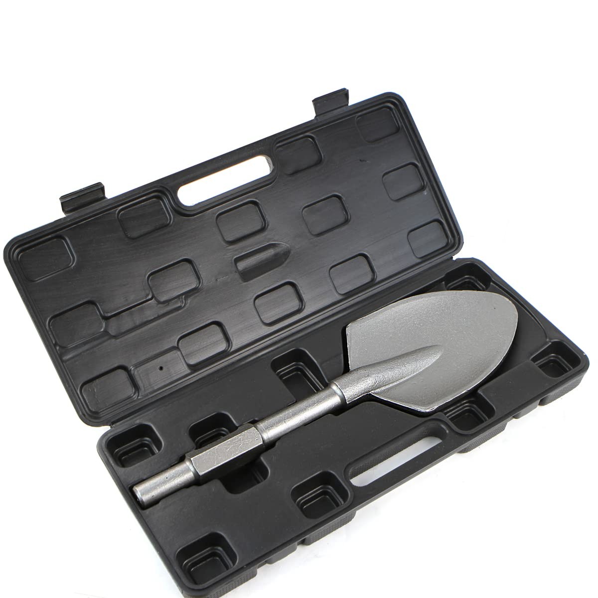 Hex Clay Spade Shovel Head Bit for Jack Hammer large, Silver