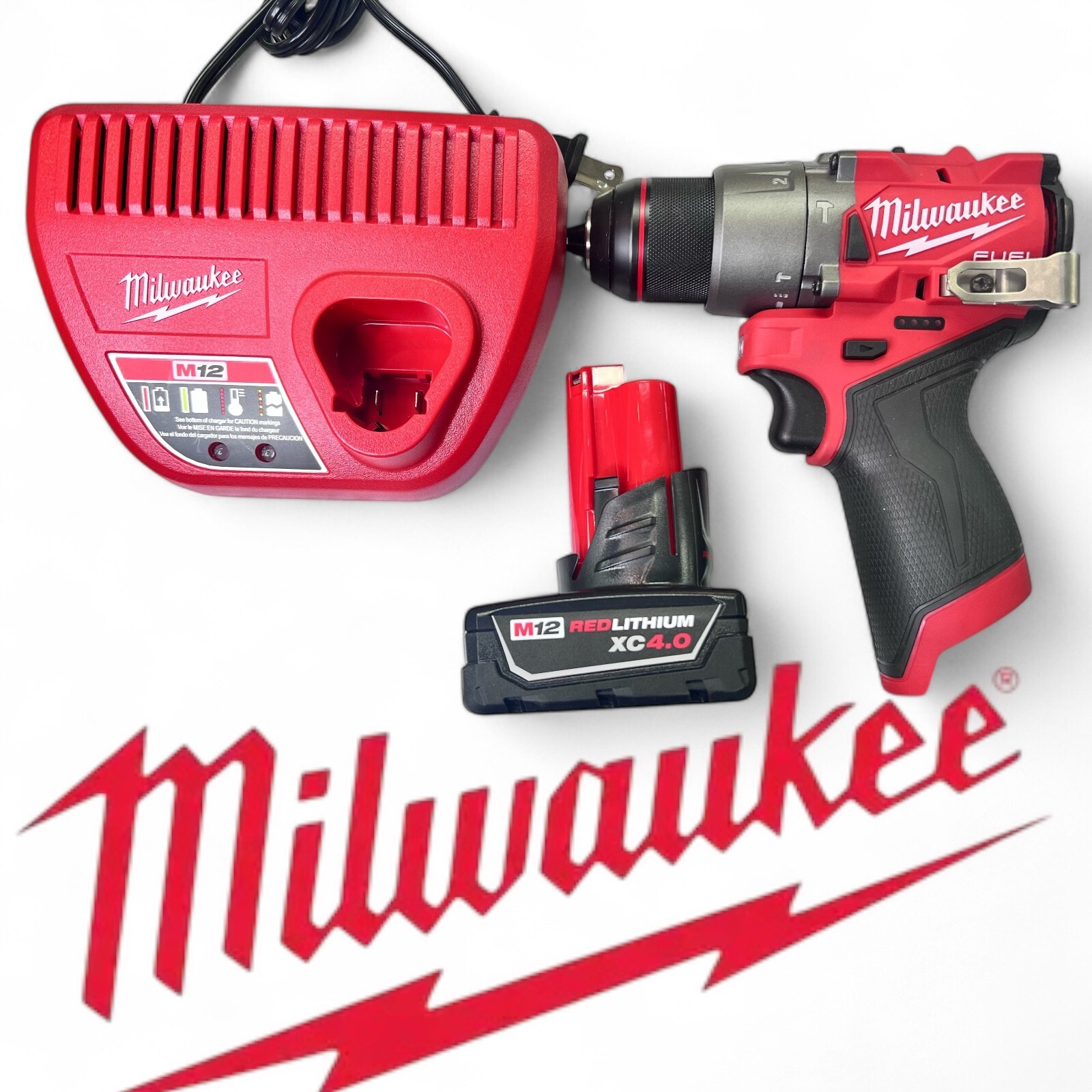Milwaukee 3403-20 M12 FUEL Cordless 1/2 in. Drill/Driver – Red/Black
