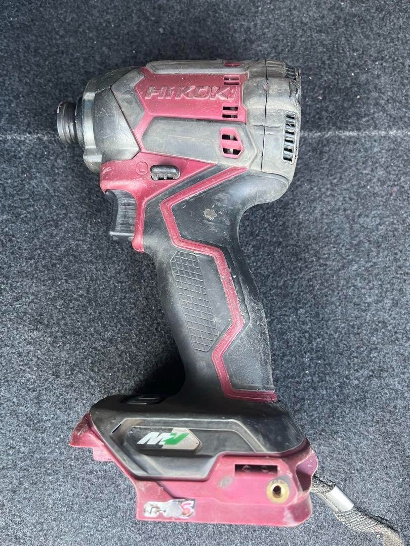JUNK HiKOKI WH36DC(NNR) 36V Cordless Impact Driver Red w/o Battery