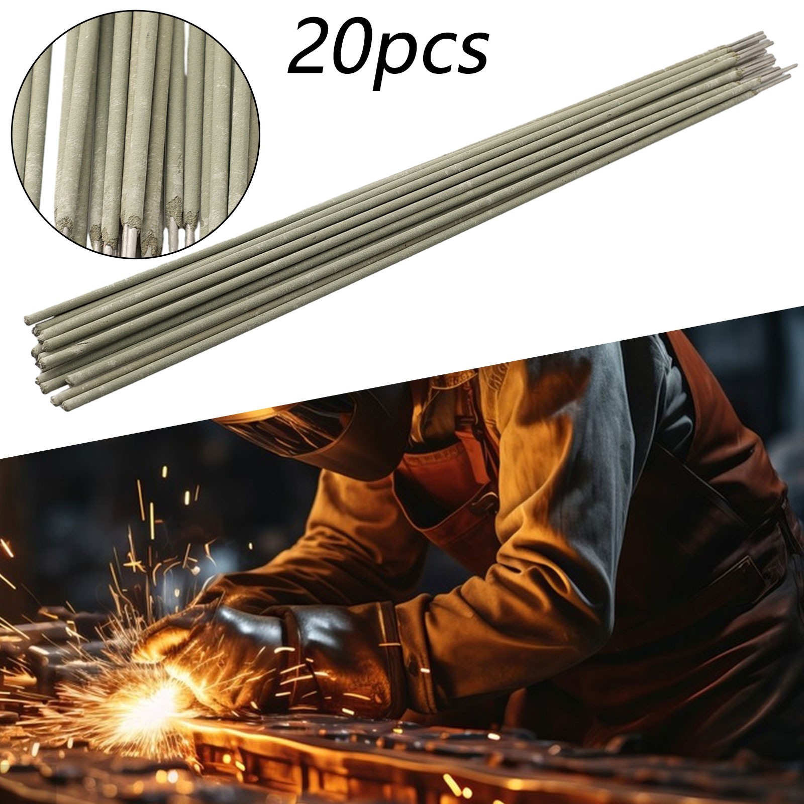 Welding Rod 1.0mm-4.0mm 300℃ Part Wires 201/202/301/302/304 20pcs Electrode