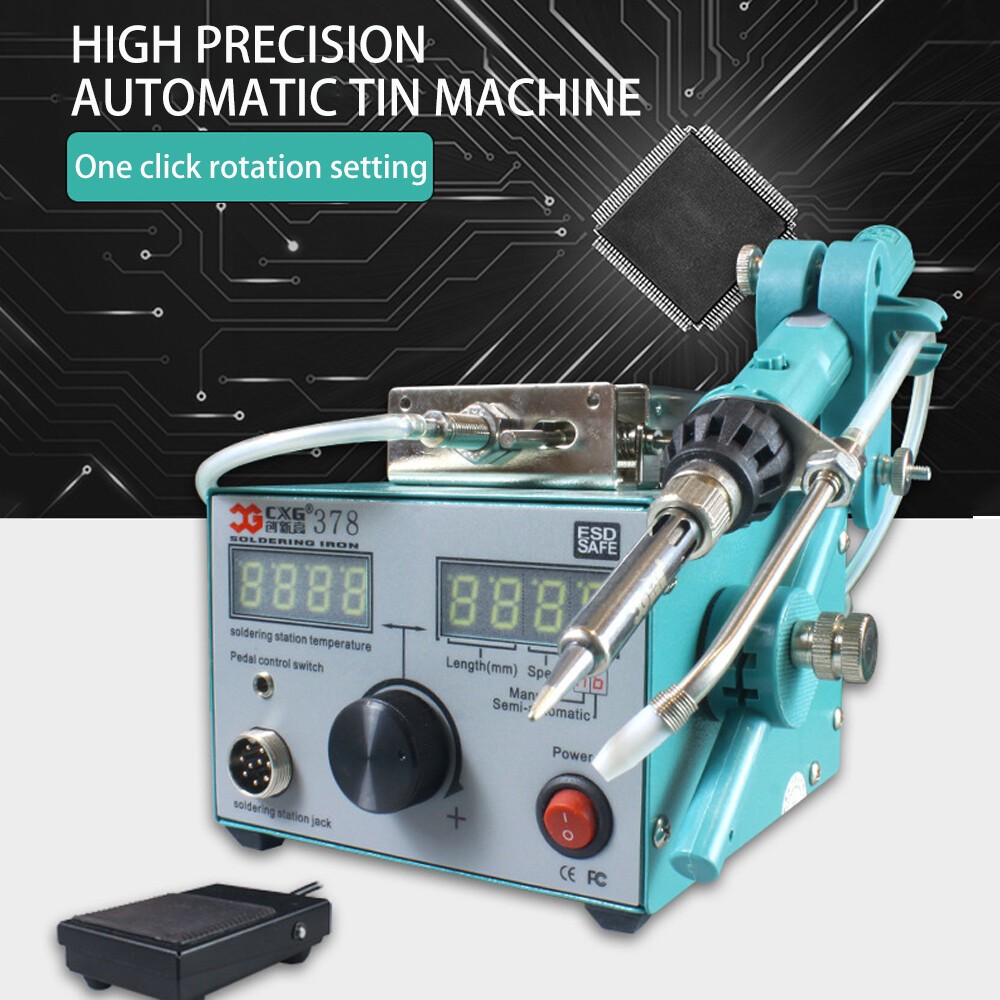 CXG-378 Automatic Tin Supply Feed System Lead-free Welding Soldering Machine 1UQ
