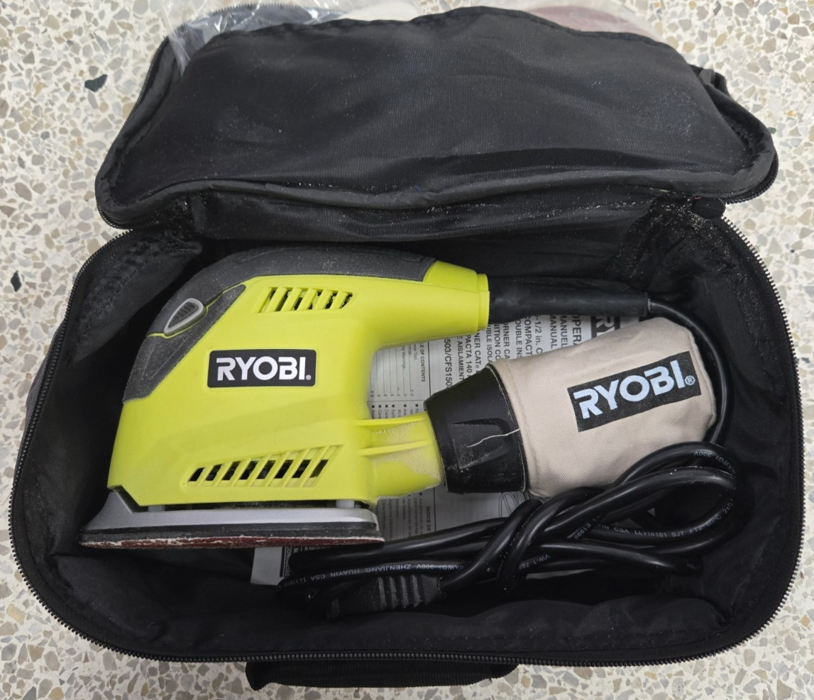 RYOBI CFS1503GK Corner Cat Sander – Green