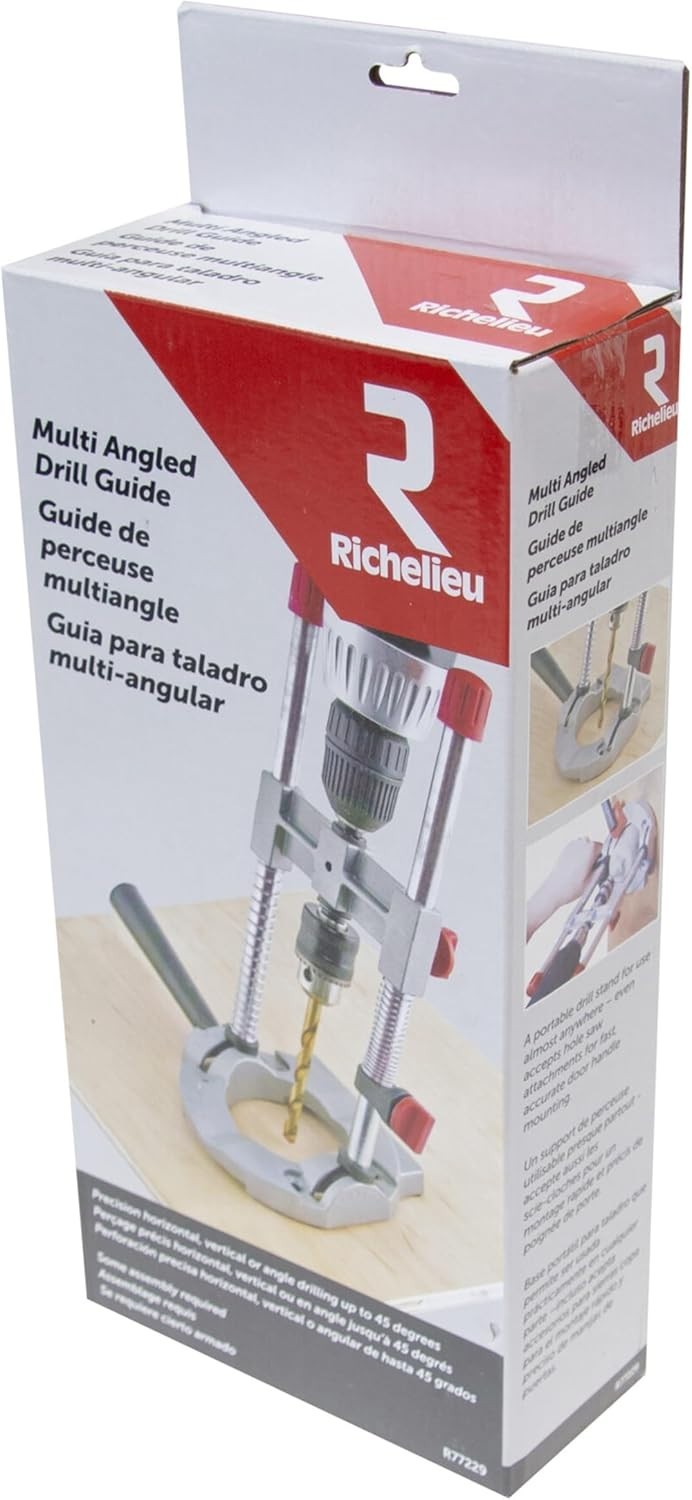 Silver Multi-Angle Drill Guide for Precision Drilling