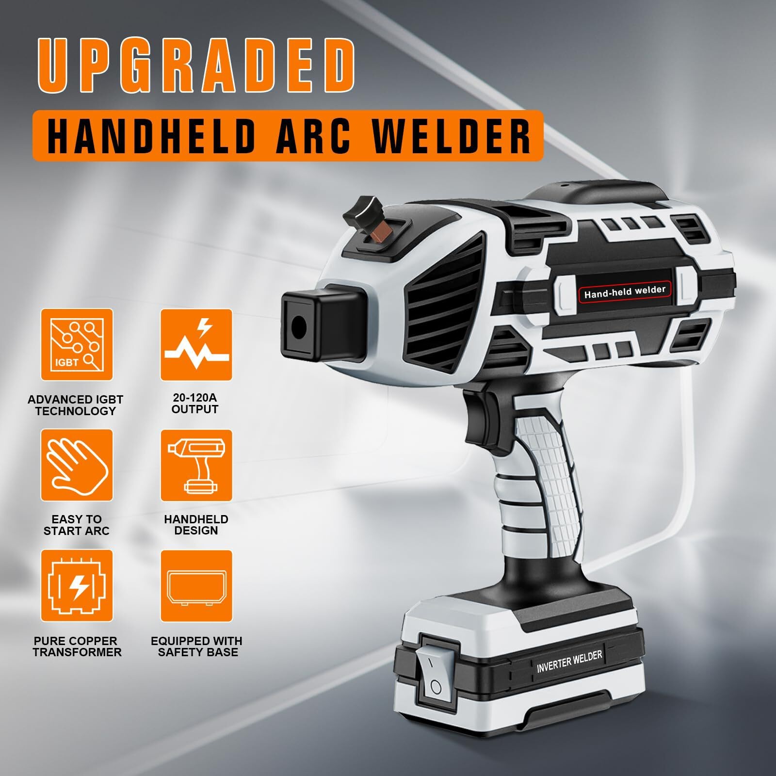 YesRight Welding Machine Handheld 110V 120Amp Portable ARC Welder Gun Hand Held