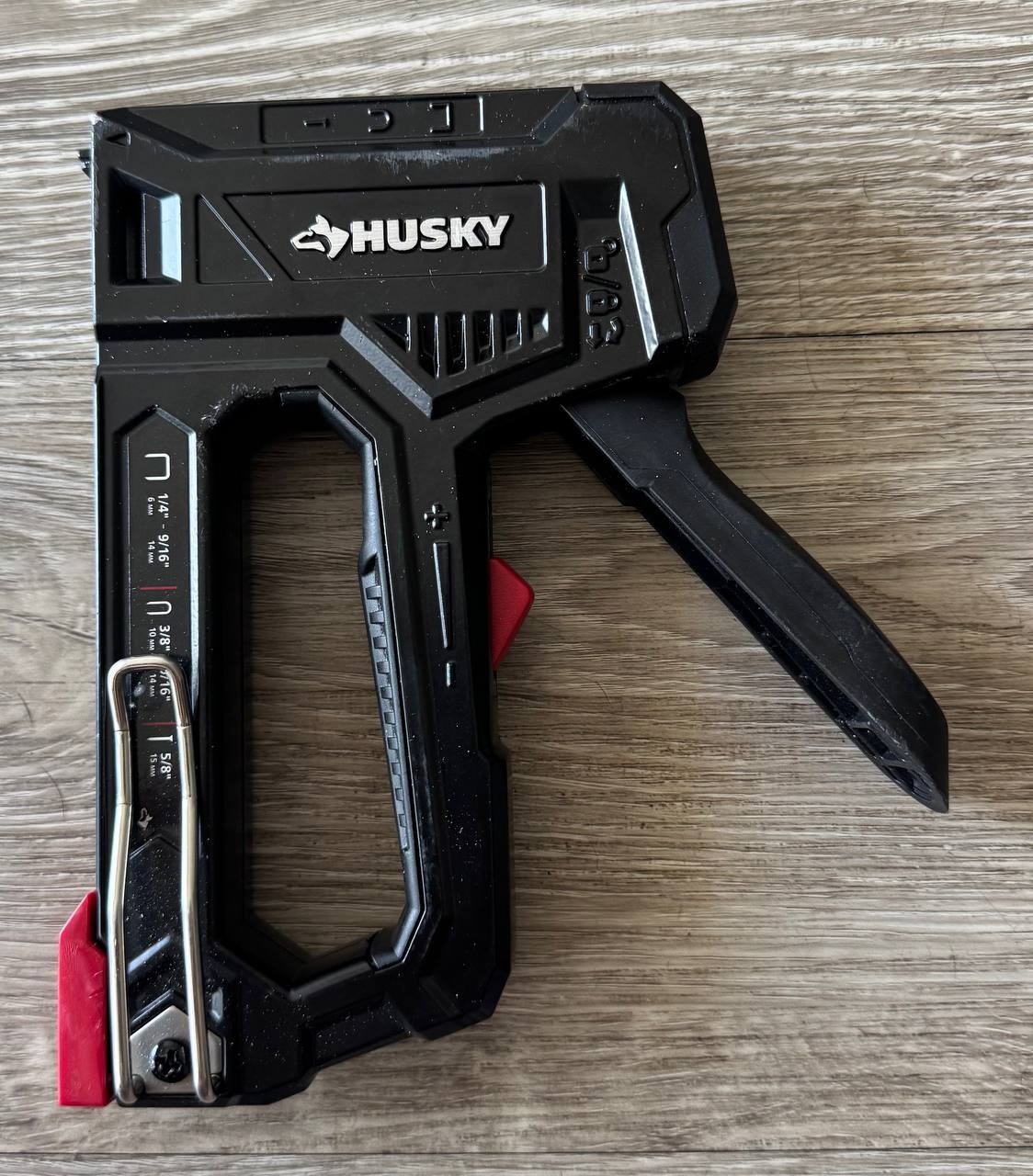 Husky 2-in-1 Staple Gun & Brad Nailer Manual Heavy Duty Used