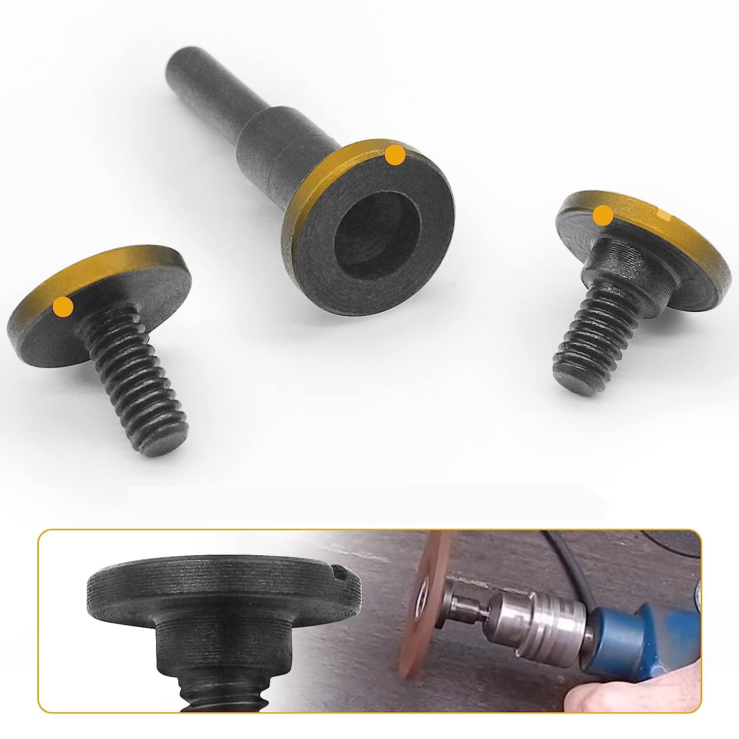 Mounting Mandrel Arbor Hole 1/4 » Shank F Metal Cut Off Wheel Disc 2 Sets