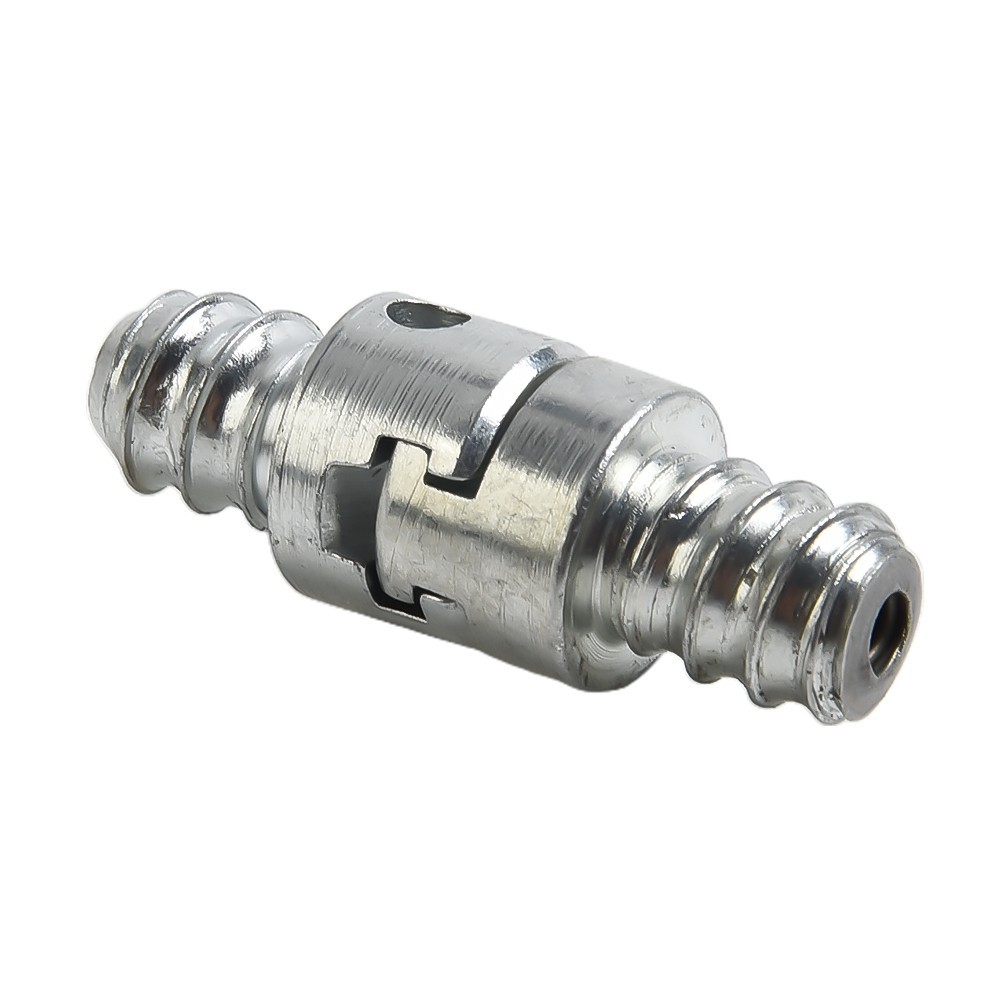 2pcs 16mm Male And Female Dredge Cleaning Spring Connector For Electric Drill