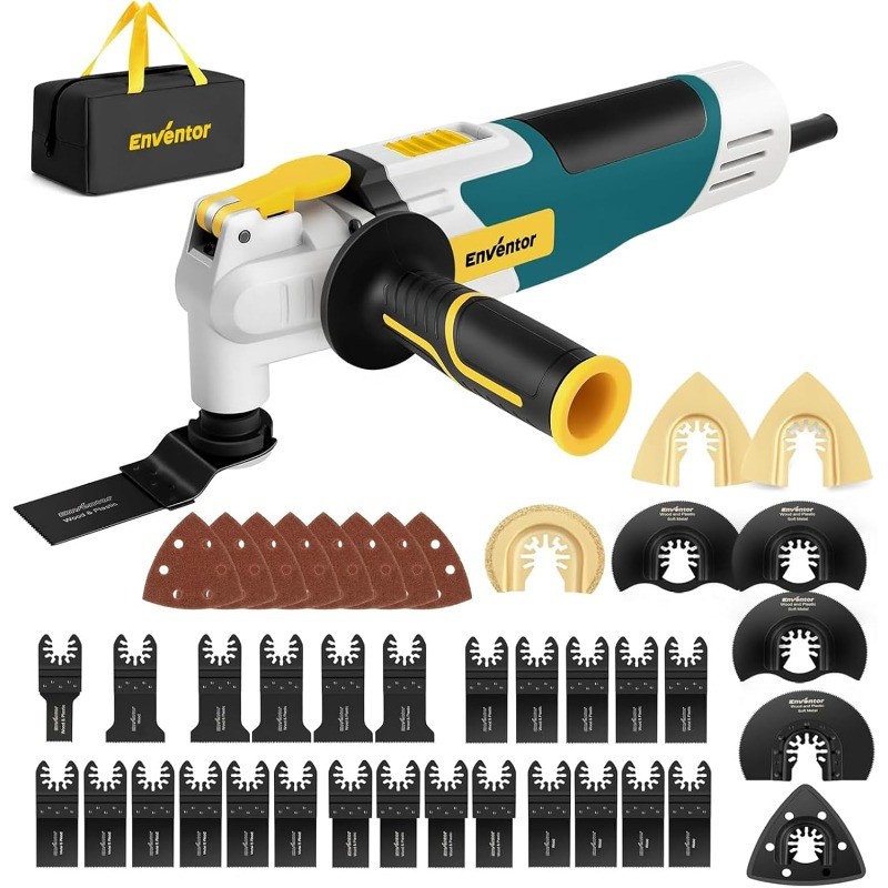 Multi Tool Saw, Electric Oscillating Saw with 43PCS Accessories