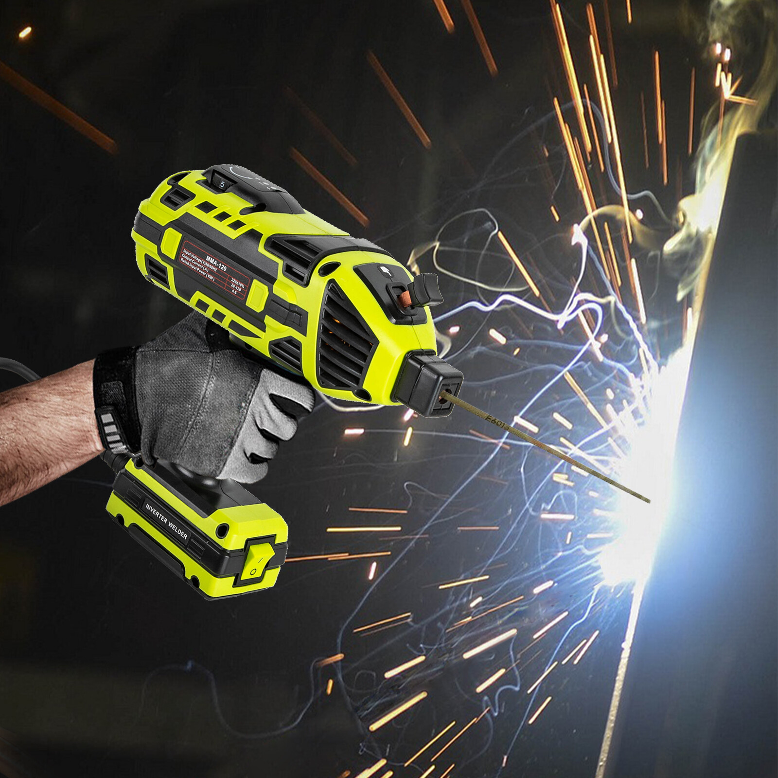 4600W Handheld Electric Portable ARC Welder Gun DIY Upgraded Welding Machine NEW