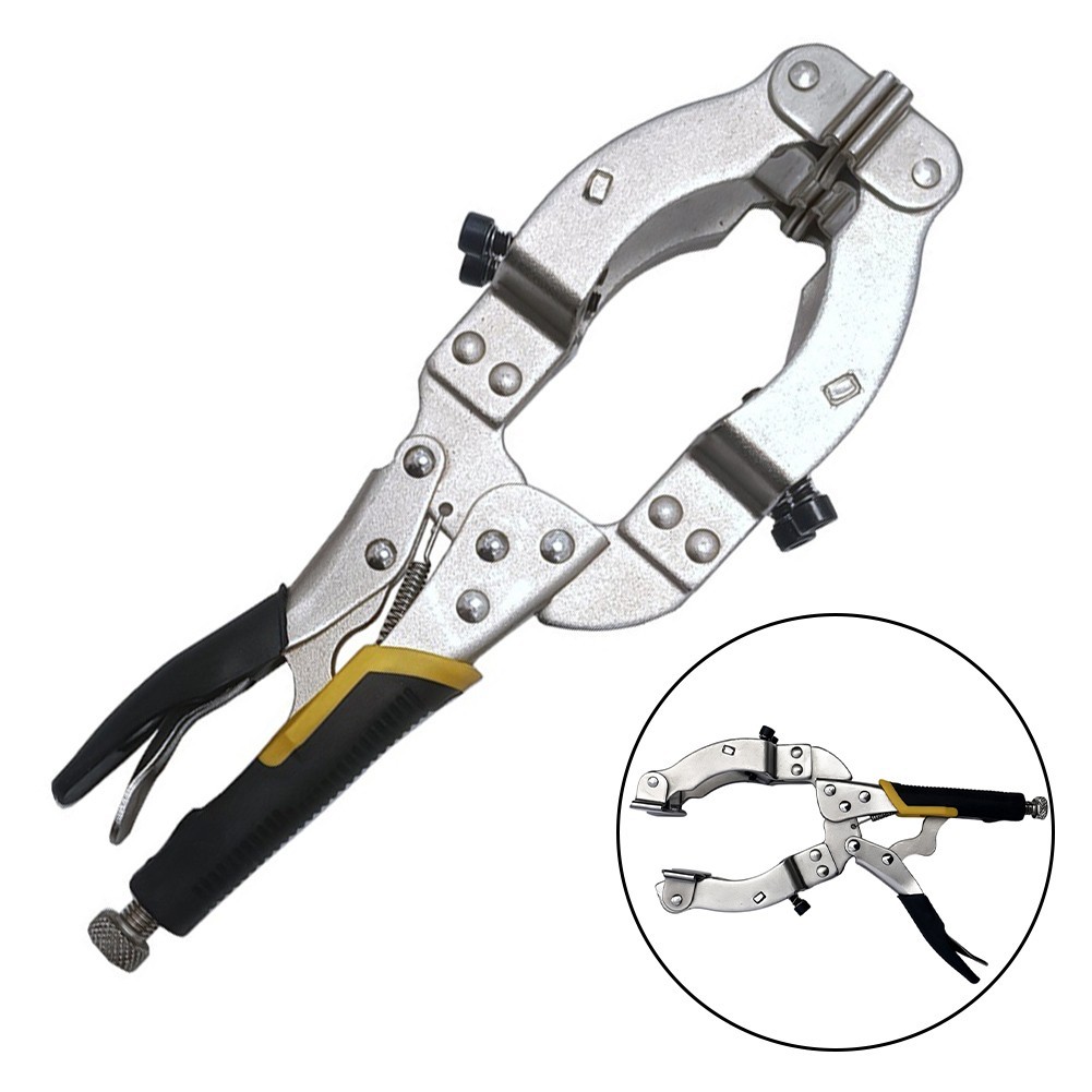 Welding Vise Grip Locking C-Clamp Maximum Opening 3.5in Soft Rubber Handle