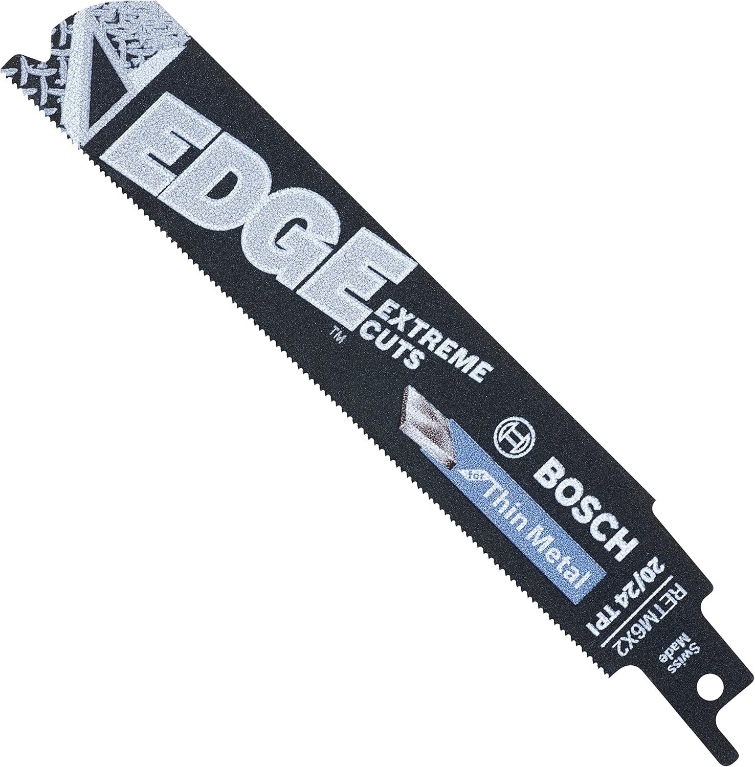 BOSCH 5-PACK RETM6X2 6 In X 20/24 Tpi Reciprocating Saw Blade