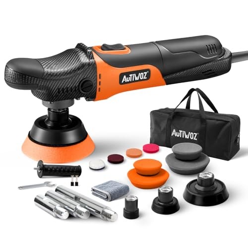 Mini Buffer Polisher, Rotary Car Buffer and Polisher Kit 6 Speeds, 1&Prime; /2&Prime; /3&Prime;