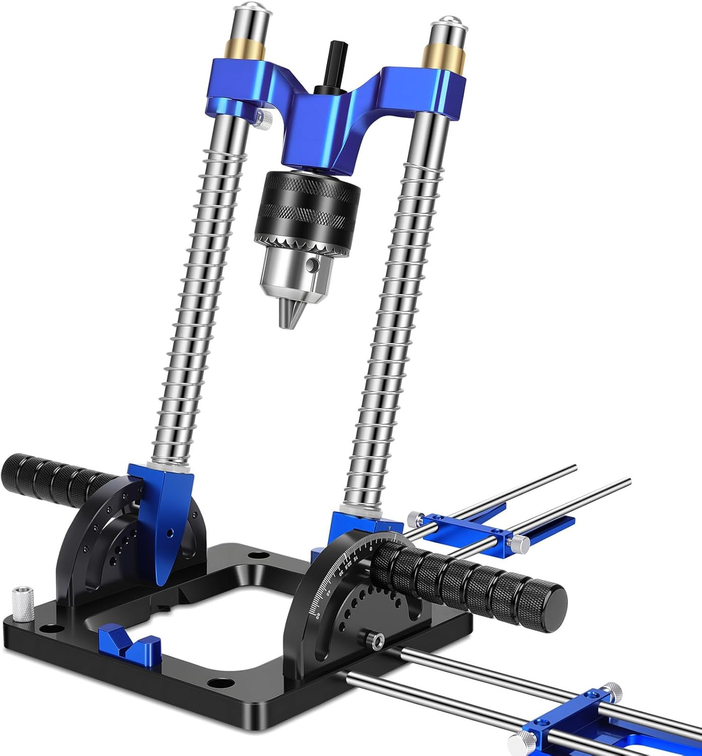 Upgraded Portable Drill Guide, Adjustable 0°To 60°Multi Angle Drill Guide for St