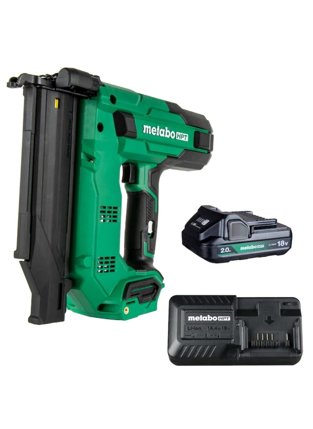 ⭐️NEW⭐️ Metabo HPT 18V MultiVolt 18-Gauge Compact Brad Nailer Kit NT1850DGM