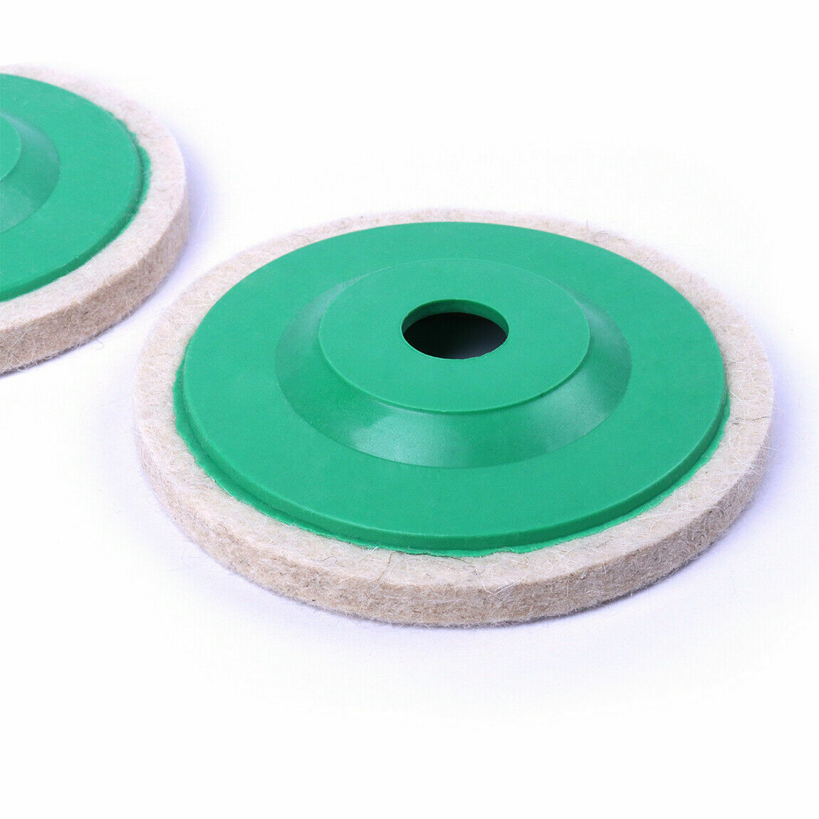 10PCS 4&Prime; Inch Wool Felt Polishing Wheel Buffing Pad Off for Metal Wood Grinder
