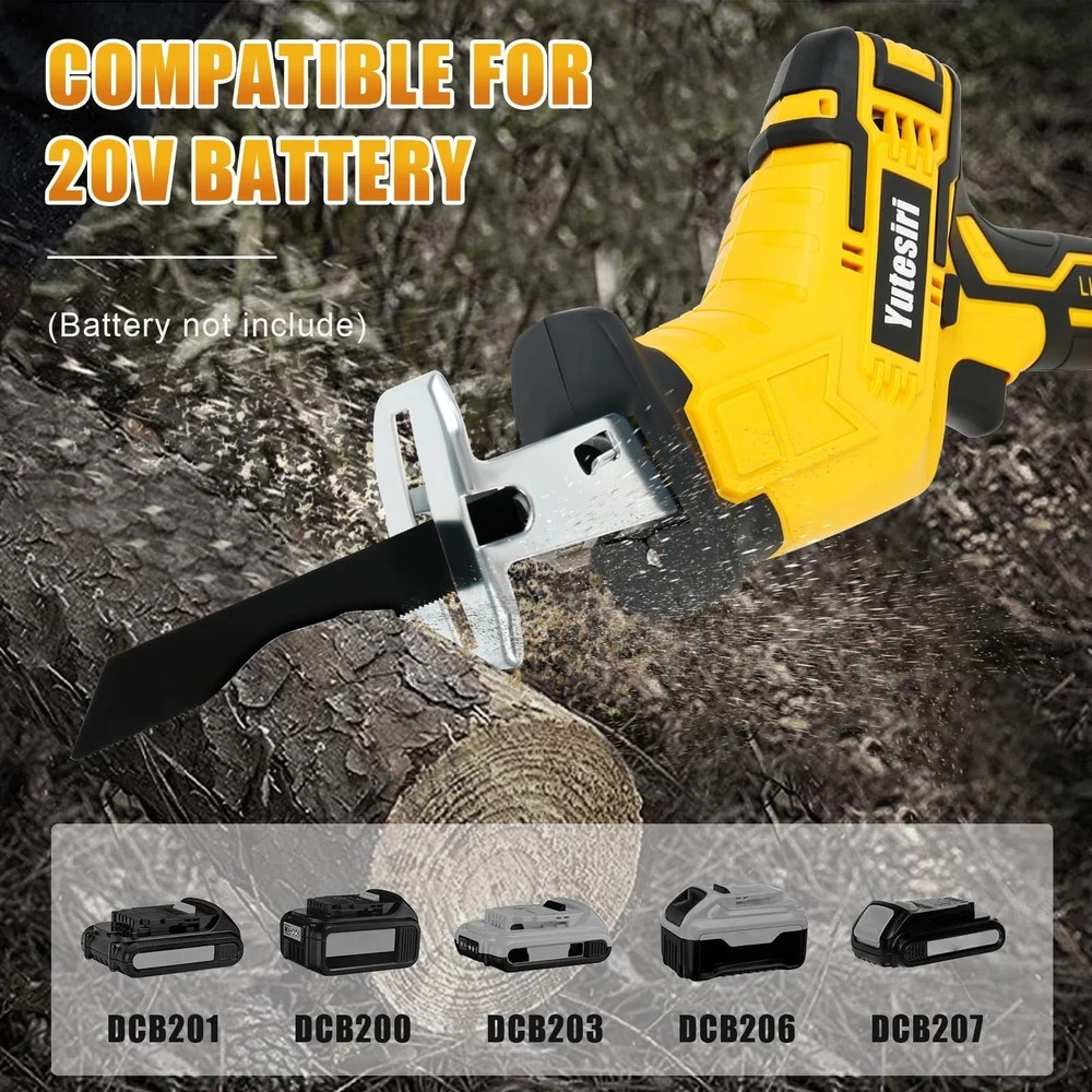 Cordless Reciprocating Saw,Compatible with DeWalt 20V MAX Battery,0-3000SPM V…