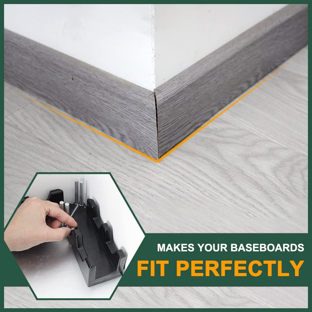 AUSTUFF 2-in-1 Mitre Measuring Cutting Tool for Woodworking Black