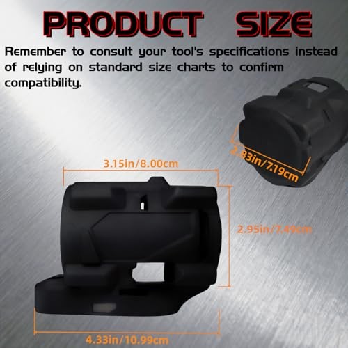 49-16-3404 Protective Boot for M12 FUEL 1/2&Prime; Hammer Drill/Driver() | Fits Black